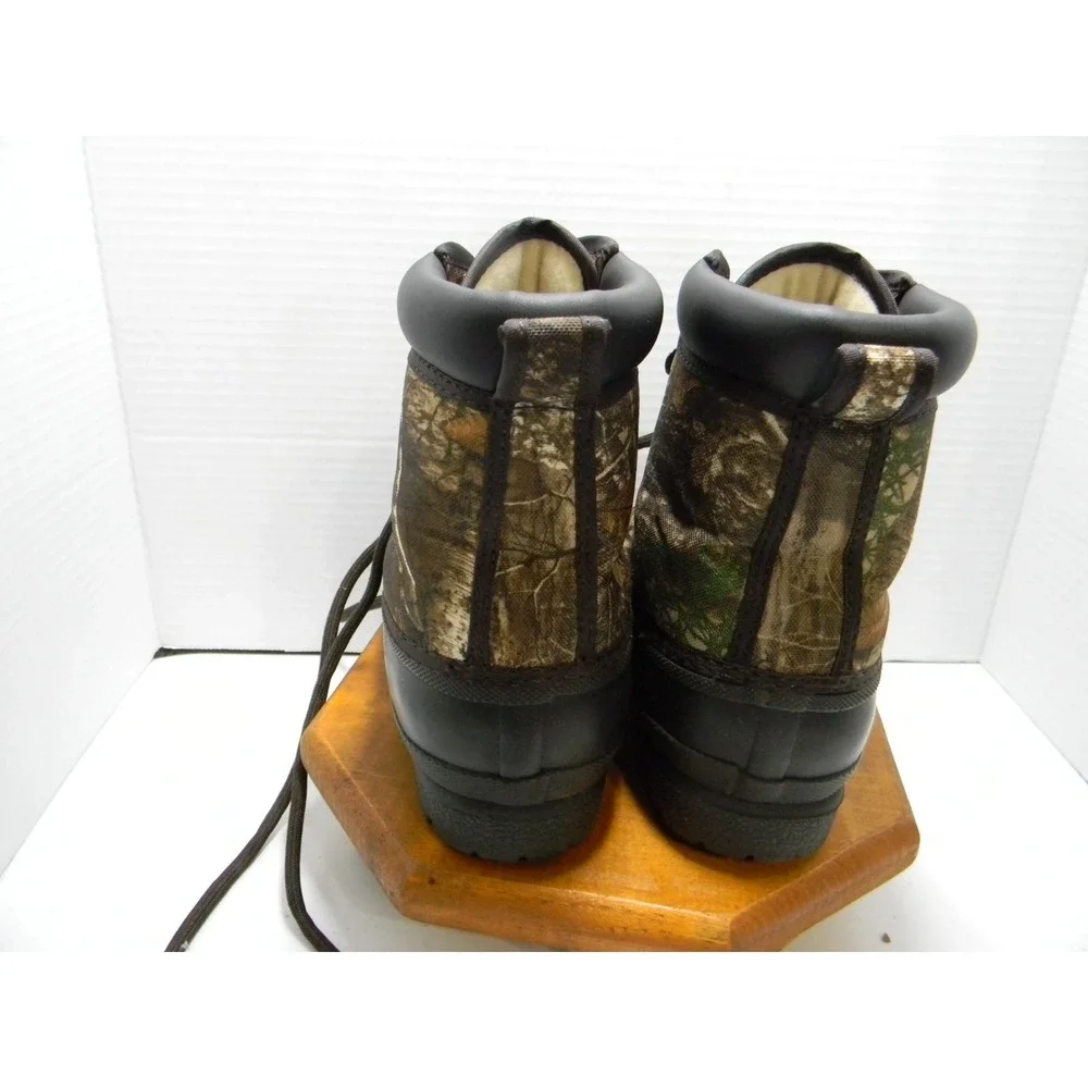 Magellan Outdoors Youth 2 Camo Hunting Winter Duck Boots Lace Up Waterproof